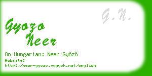 gyozo neer business card