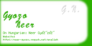 gyozo neer business card